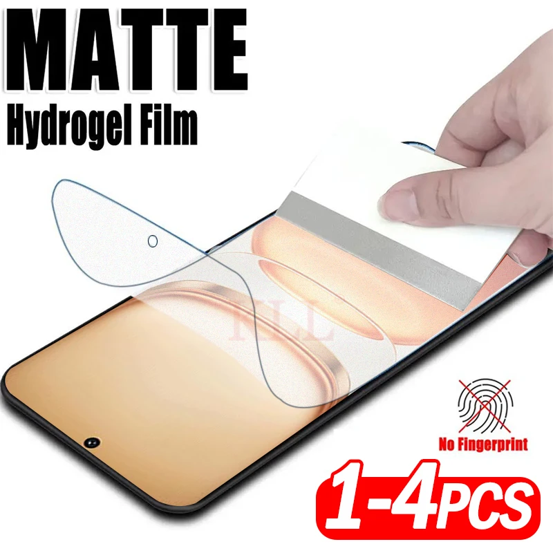 

1-4pcs Anti-Glare Full Cover Matte Hydrogel Film for Vivo iQOO Z10 Lite Z9 Turbo Pro+ Z10X Z9X Screen Protector not glass