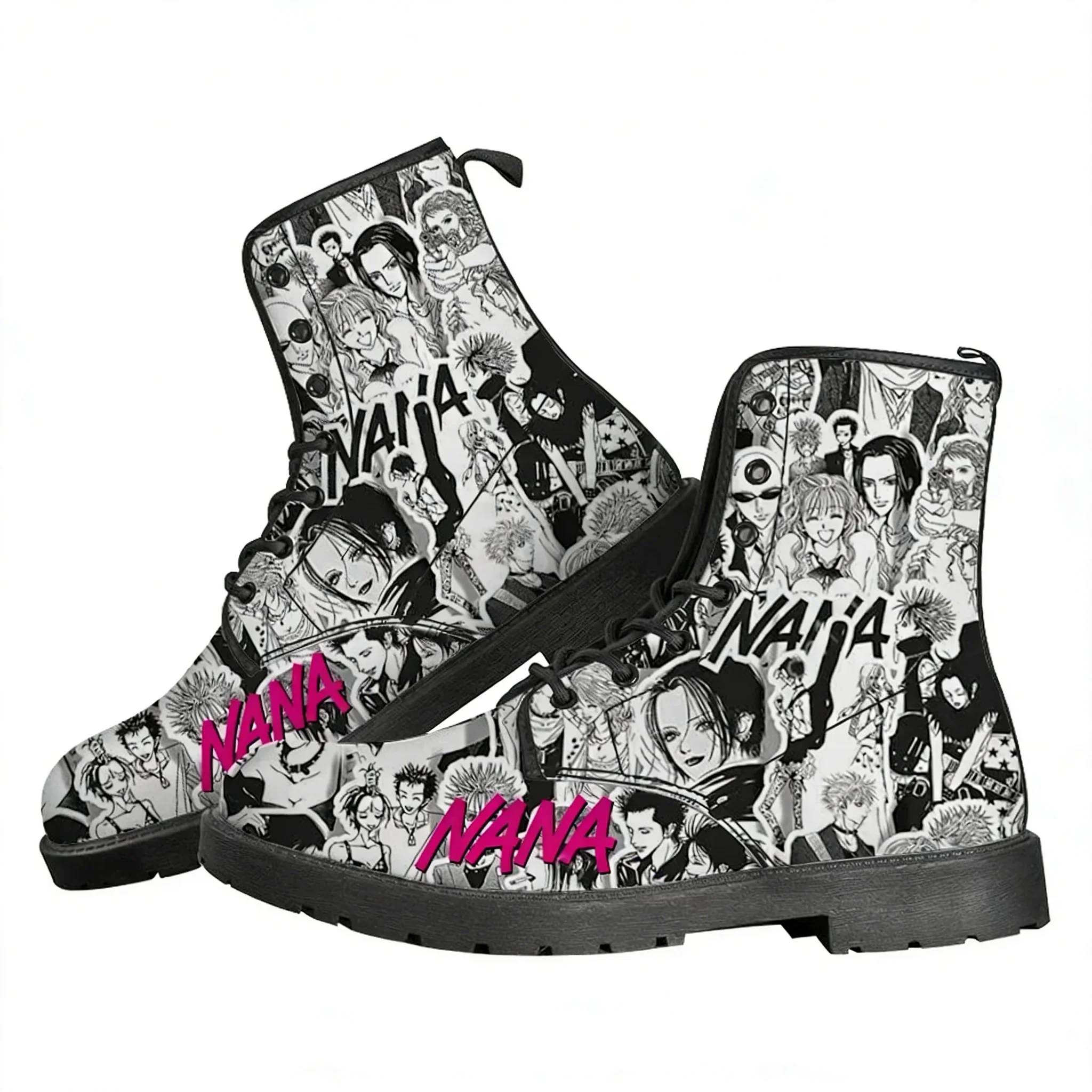 

NANA Boots Mens Womens Teenagers Shoes Casual Boot Outdoor Light High Quality Couple Print on Demand Anime Personalized Shoes