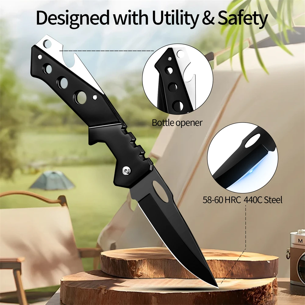 Stainless Steel Folding Blade Small Pocketknives Military Tactical Knives Multitool Hunting And Fishing Survival Hand Tools