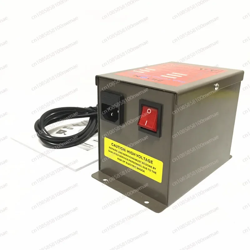 Ionizer ST-403A, high voltage AC adapter 7kv ion wind rod uses electrostatic processor. Air Pressure: 5-7 Bars