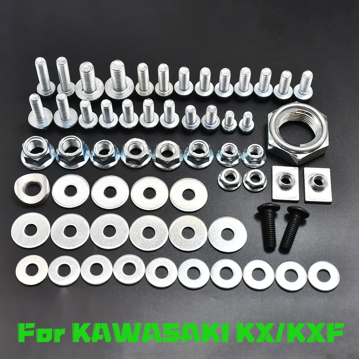 

Motorcycles Fairing Fender Screw Bolt Kit Set For Kawasaki KX 250 450 250F 450F KX250 KX450 KX250F KX450F Enduro Dirt Pit Bike