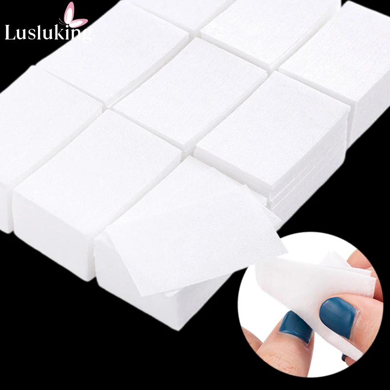 450 stücke Fusselfreie Nagellackentferner Tücher Baumwolle Tücher Maniküre Reiniger UV Gel Nagellack Entfernung Pads Papiere Reinigung werkzeuge