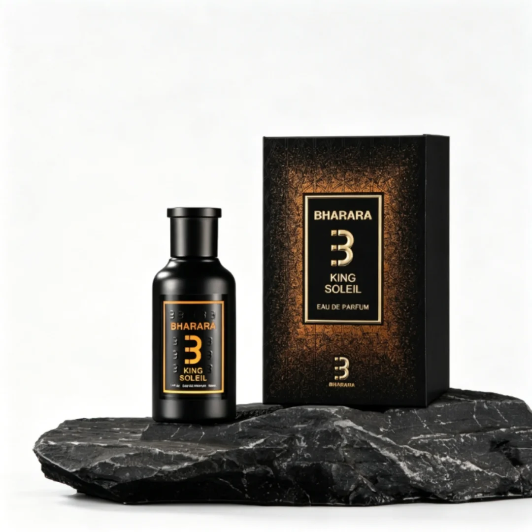 

Always full of irresistible charm luxury Bharara King Men's Eau de Parfum 3.4oz 100ml - Refreshing Citrus & Musk Scent Long-Lasting Formaldehyde-Free Fragrance Ideal for every event & occasion