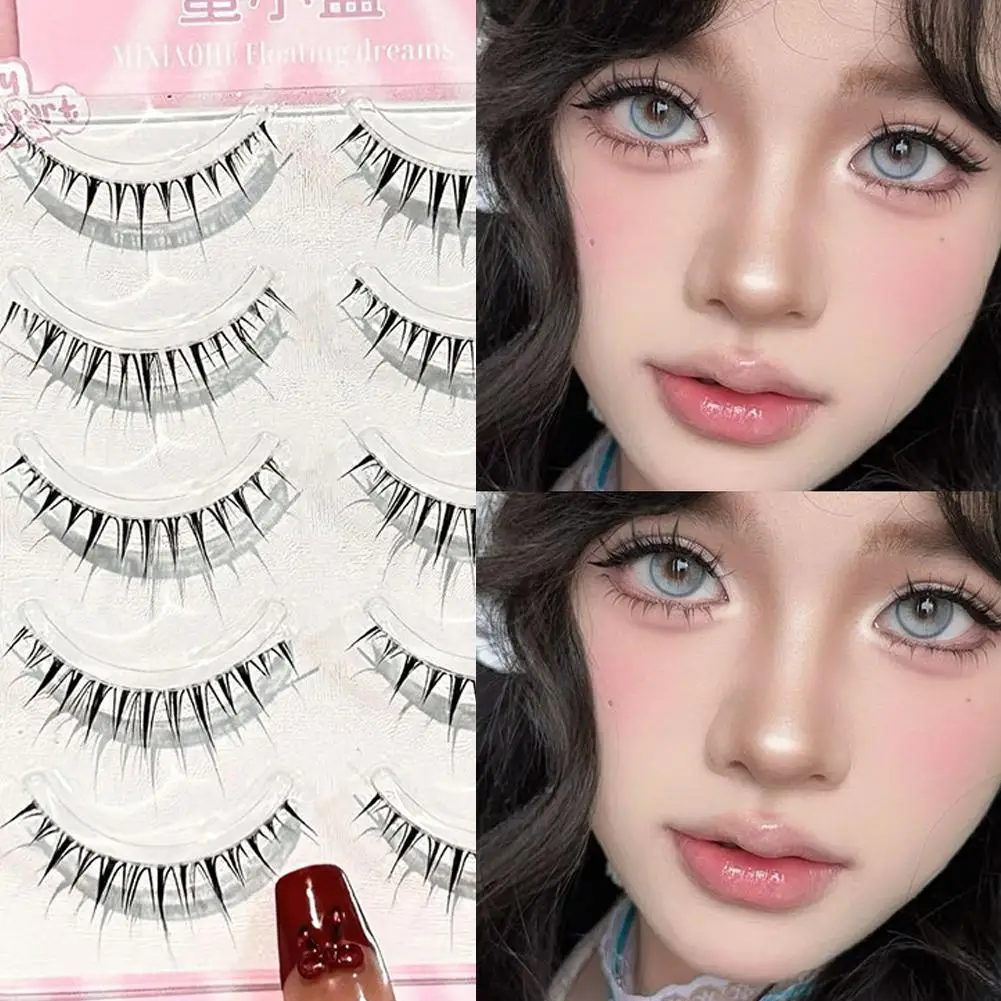 

Lashes Premade Spikes Cluster Eyelash Mix Extension Super Makeup Wispy DIY Natural Individual Premade Peduncle T6N4