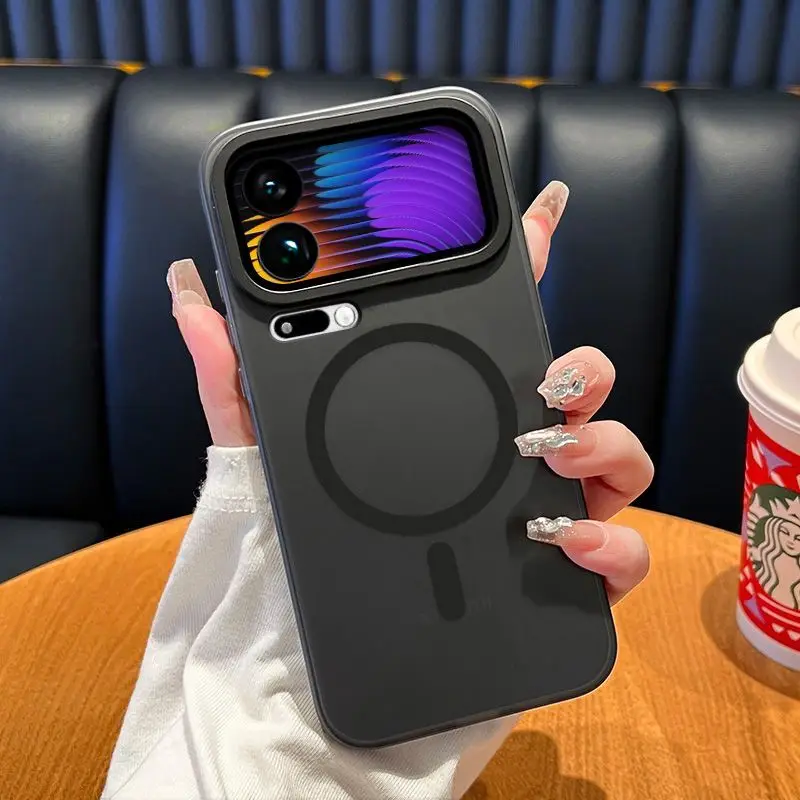 حافظة لهاتف Xiaomi 17 Pro Max جديدة ذات ملمس جلدي غير لامع شفط مغناطيسي غطاء كامل مضاد للسقوط لهاتف Xiaomi17 Pro مقاوم للصدمات Funda