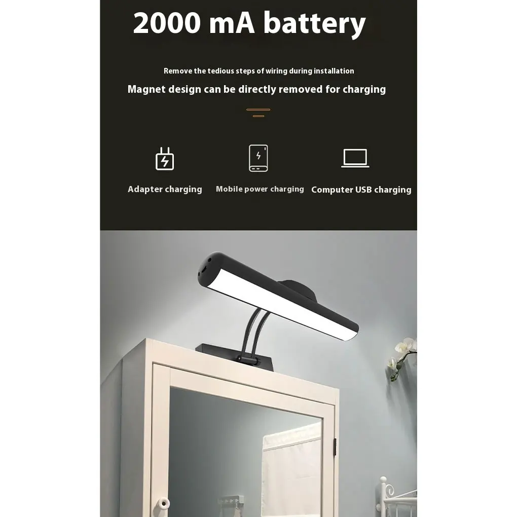 Adjustable Color Temperature Picture Light For Wall Picture Lights For Wall Battery Operated