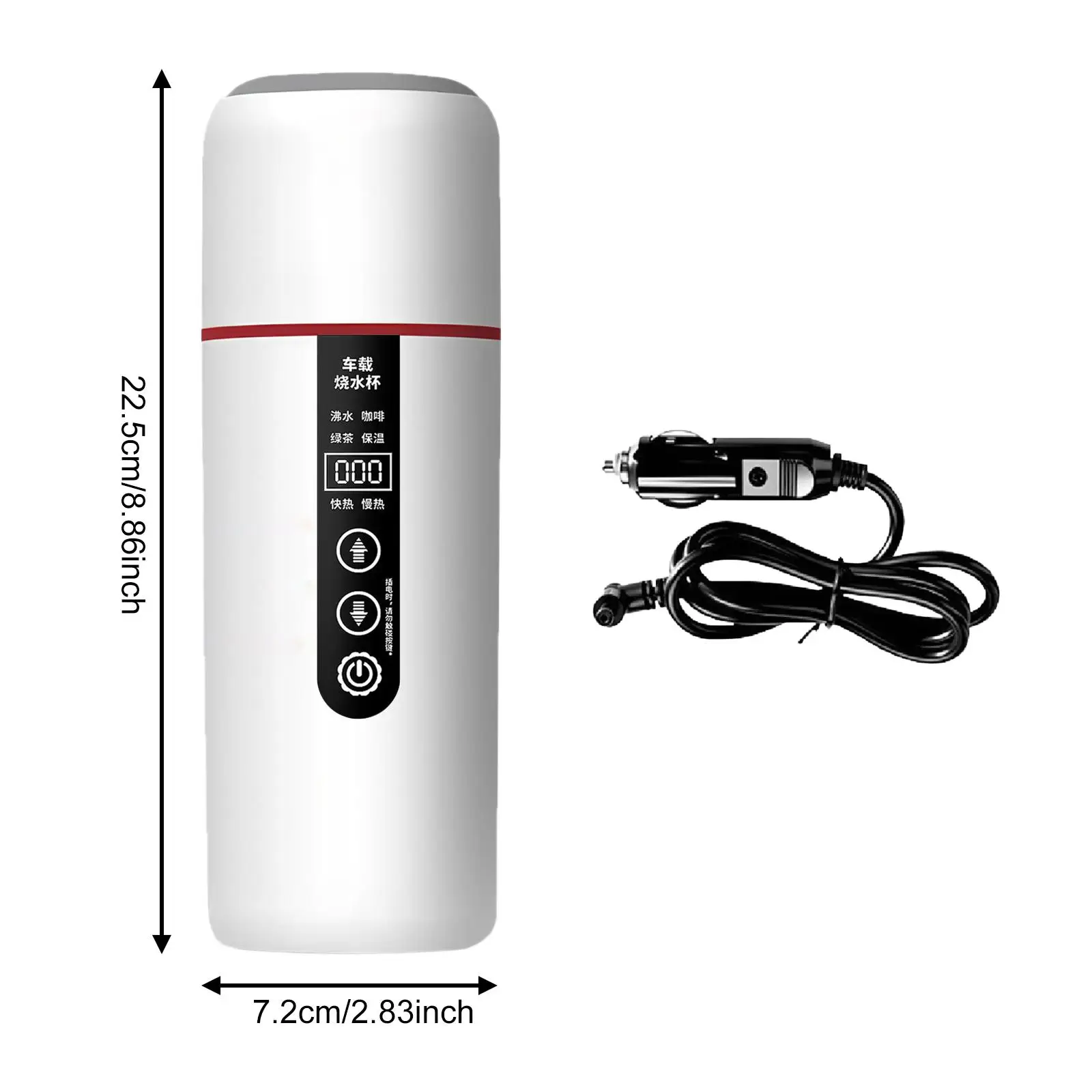 غلاية سيارة غلاية سيارة ساخنة القدح سريع الغليان المحمولة التدفئة كوب التدفئة #6