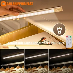 Xiaomi-luz LED nocturna inalámbrica con Sensor de movimiento, tira recargable por USB para dormitorio, cocina, armario, lámpara, iluminación con Control remoto