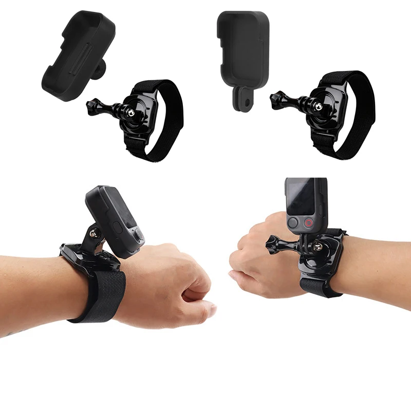 For DJI Pocket 4P/FrameTap viewfinder Remote Extension Bracket Adjustable Wrist Strap Quick-Release Gopro-style Mounting Rack
