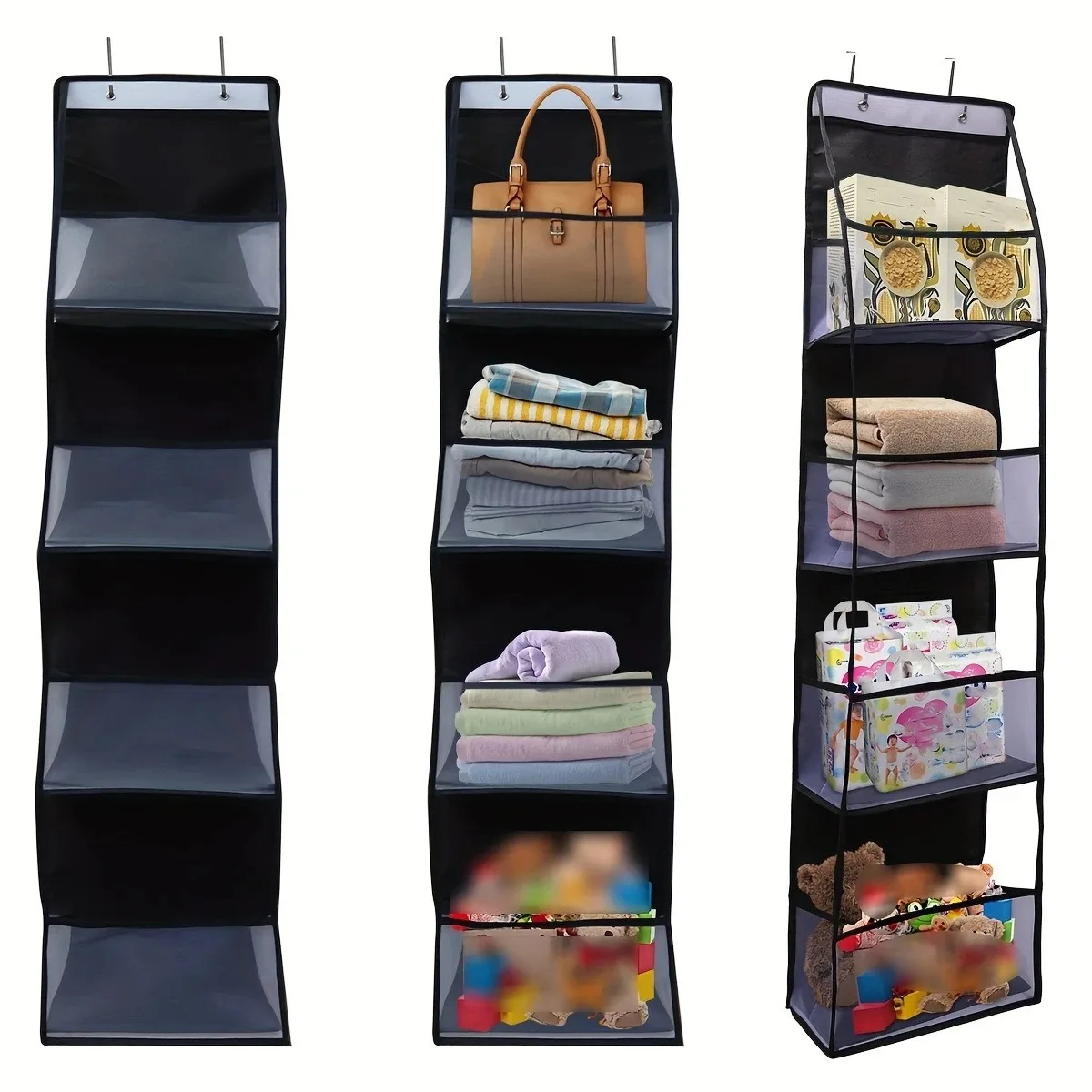

Storage Bag, Mesh Bag, Layered Sundries, Household Finishing, Multi-layer Toy Wall-mounted Storage Bag