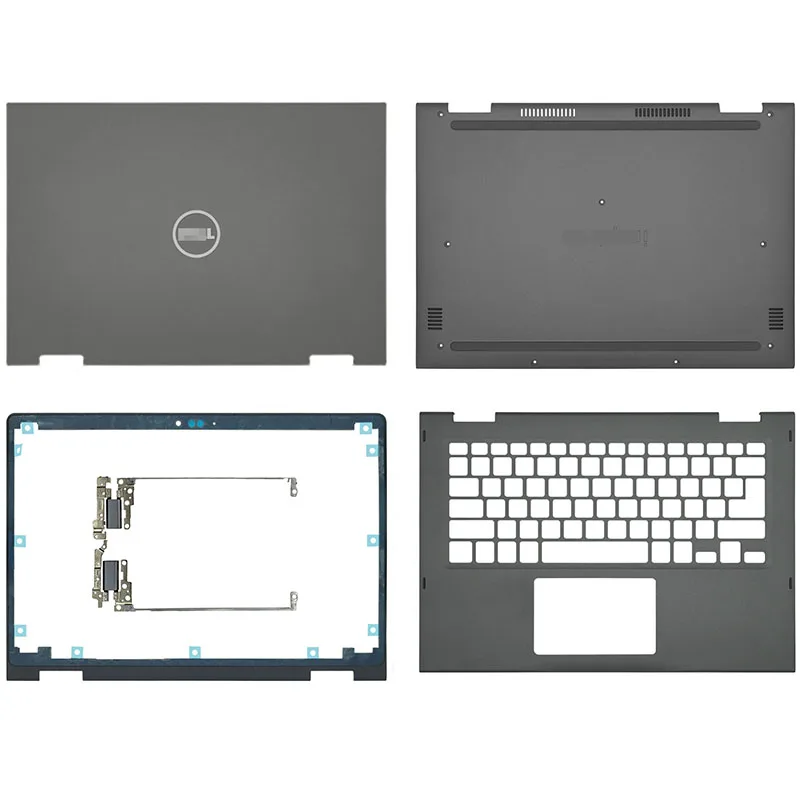 

New For Dell Inspiron 13MF 5368 5378 Series Laptop LCD Back Cover Front Bezel Hinges Palmrest Bottom Case A B C D Cover Grey