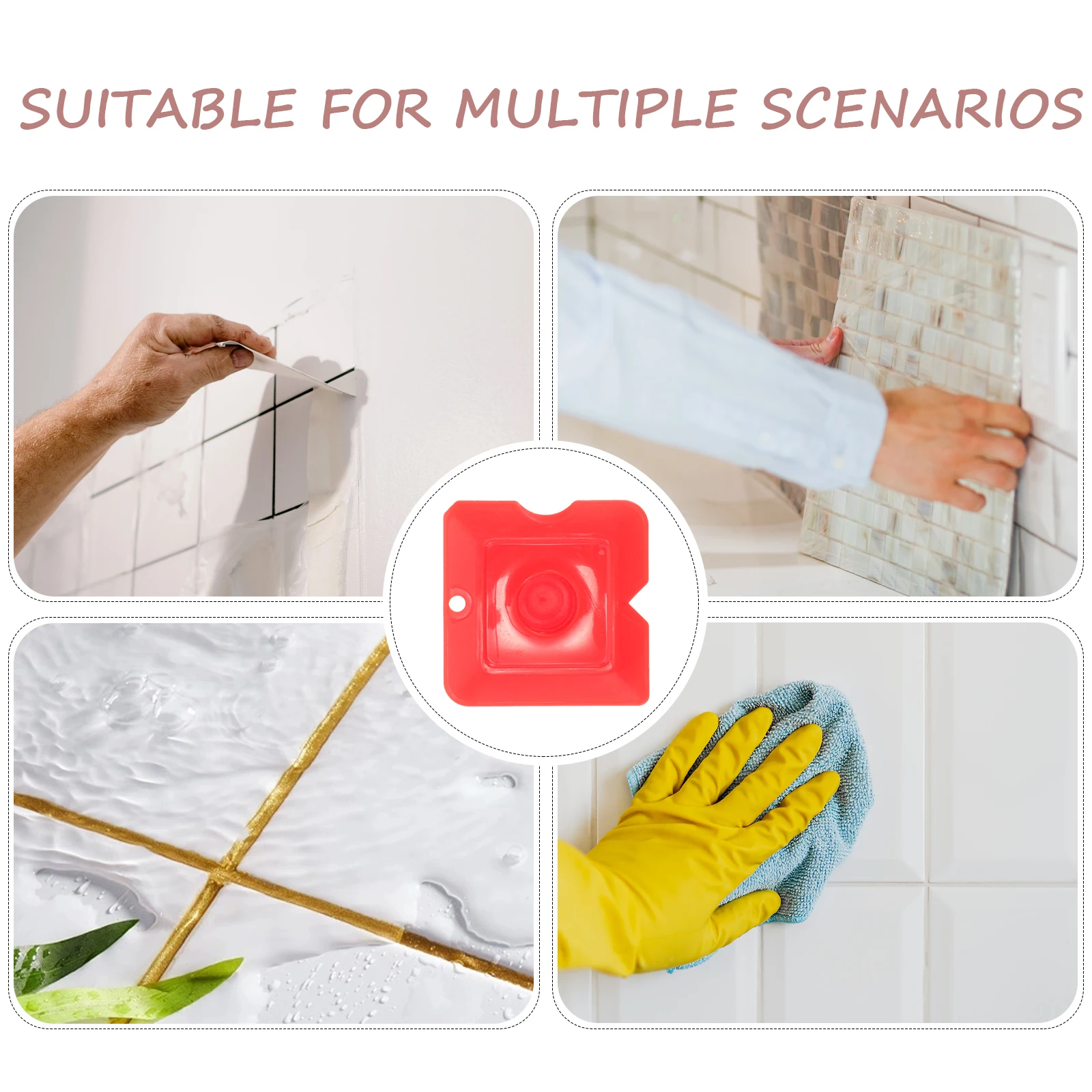 

20 Pcs Trimming Sealing Tile Gaps Sealing Grout Blade Floor Caulking Tile Caulking Tools Gaps Plastic Home DIY Tools