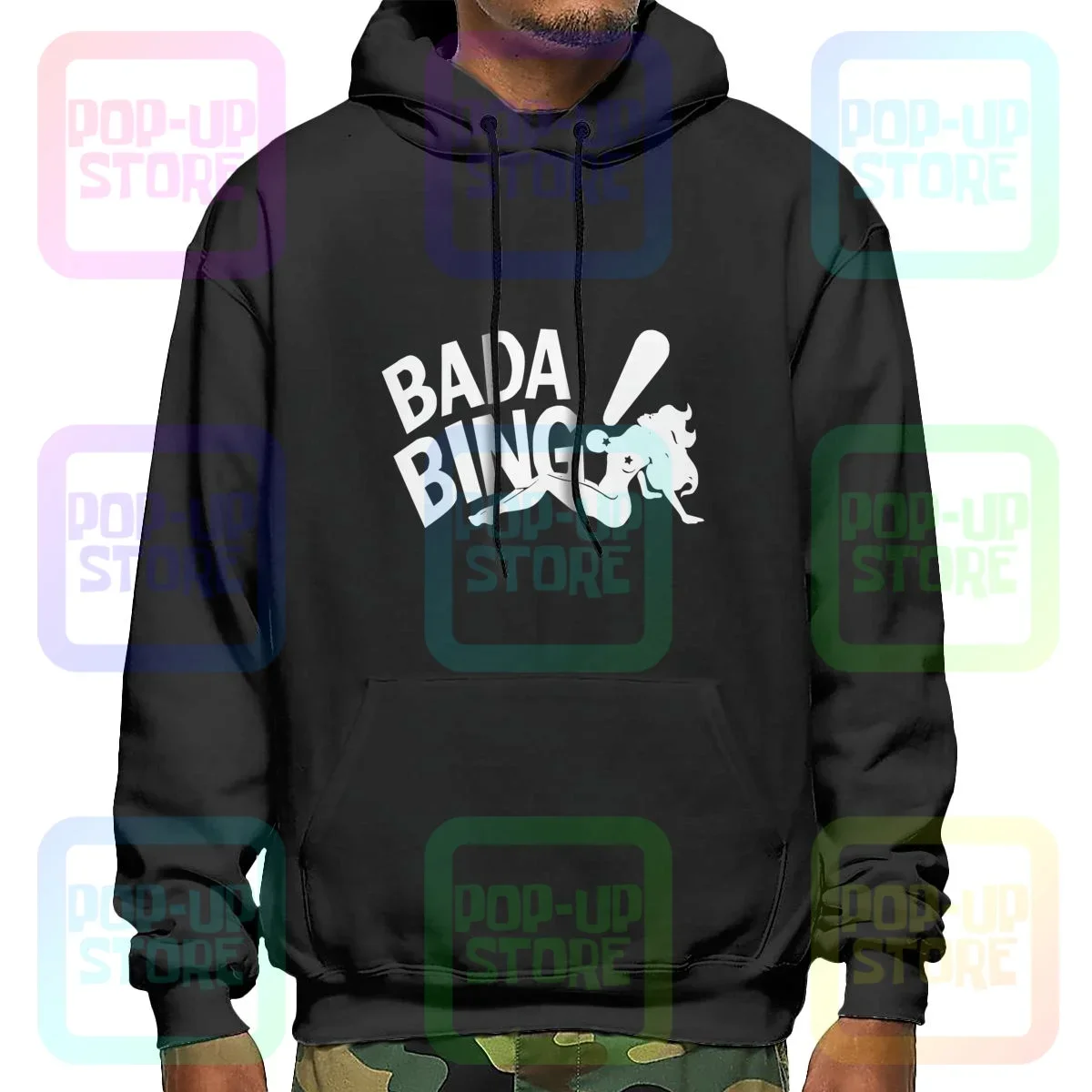 Bada Bing Sopranos Jersey Mafia Stripper Tony Hoodie Sweatshirts Hoodies Top Trend Fashion Streetwear