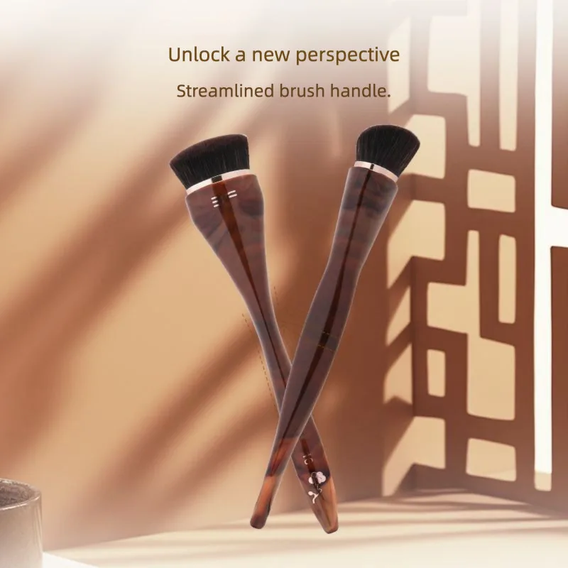 

Medella Series Makeup Brushes, Single Foundation Brushes, Makeup Brushes, Soft Bristles, Traceless Base Makeup Brushes