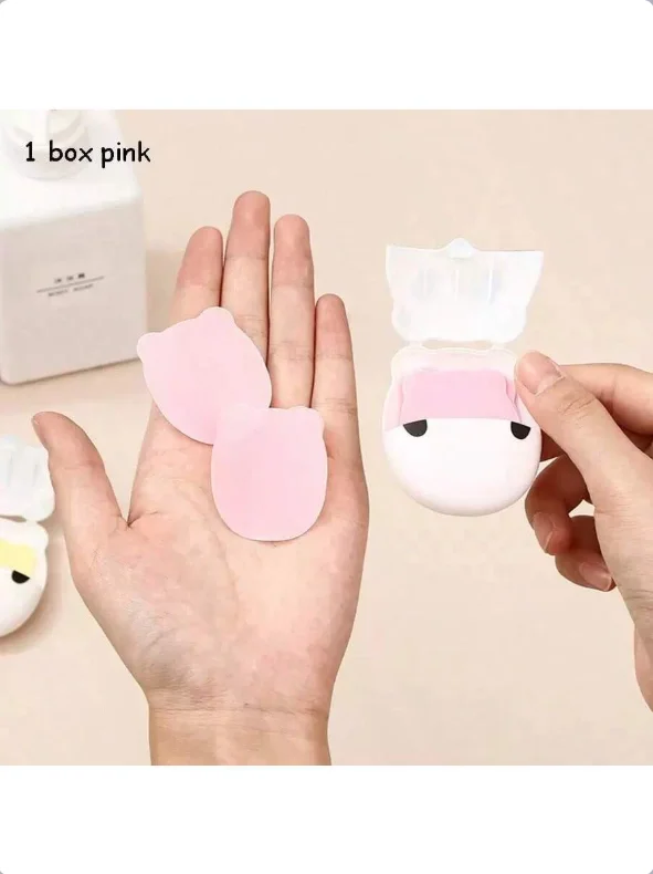 

Mini Disposable Soap Sheets 50Pcs Portable Hand Washing Soap Flakes Travel Hotel Outdoor Cleaning Supplies