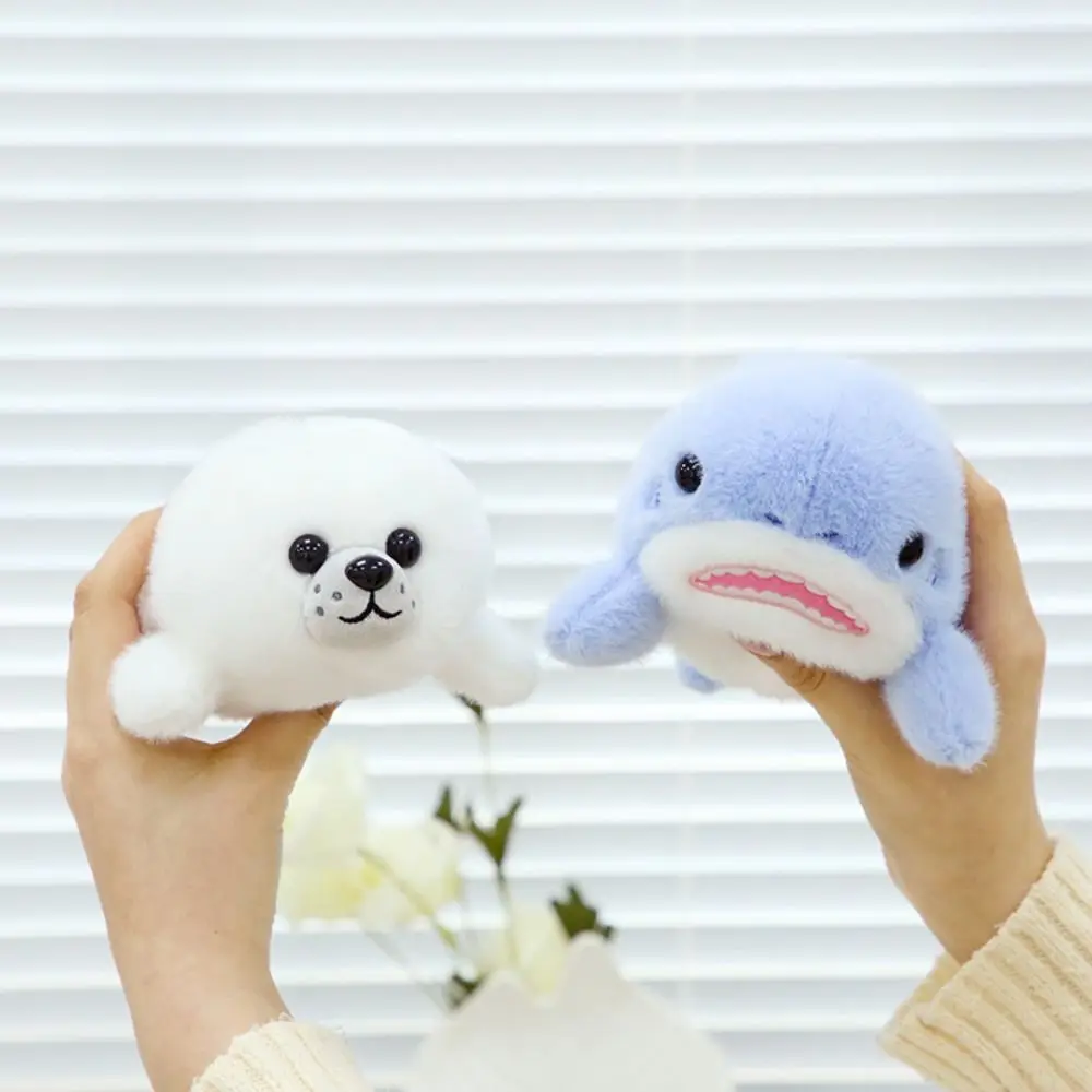 

PP Cotton Sea Animals Fluffy Soft Simulation Stuffered Whale Comfortable Collection Marine Animal Stuffed Gifts