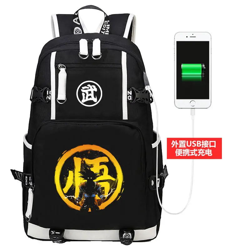 Dragon Ball Primary and Secondary School Students Schoolbag Male and Female Trendy Brand Joint Monkey King Vegeta Backpack