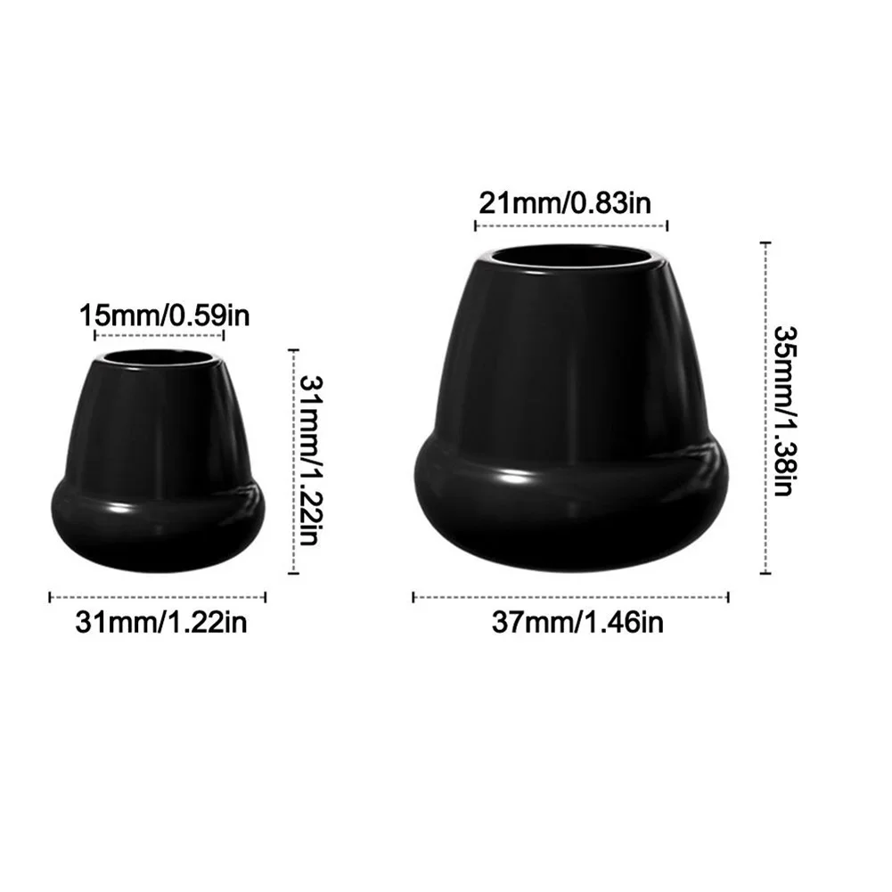 Silicone Chair Leg Anti-Slip Covers With Reinforced Iron Sheets For Furniture Feet Protection – Set Of 4 Furniture Accessories
