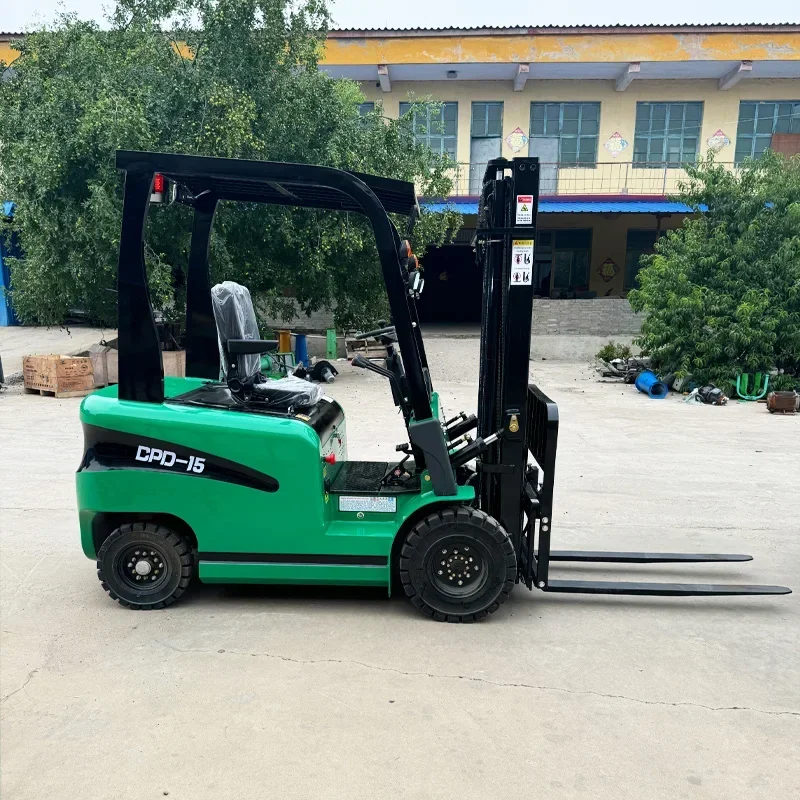 Free Shipping 1Ton 1.5Ton 2Ton 2.5Tonne CE Farm Battery Forklift Warehouse Workshop 4 Wheel Mini Gabelstapler Electric Forklift