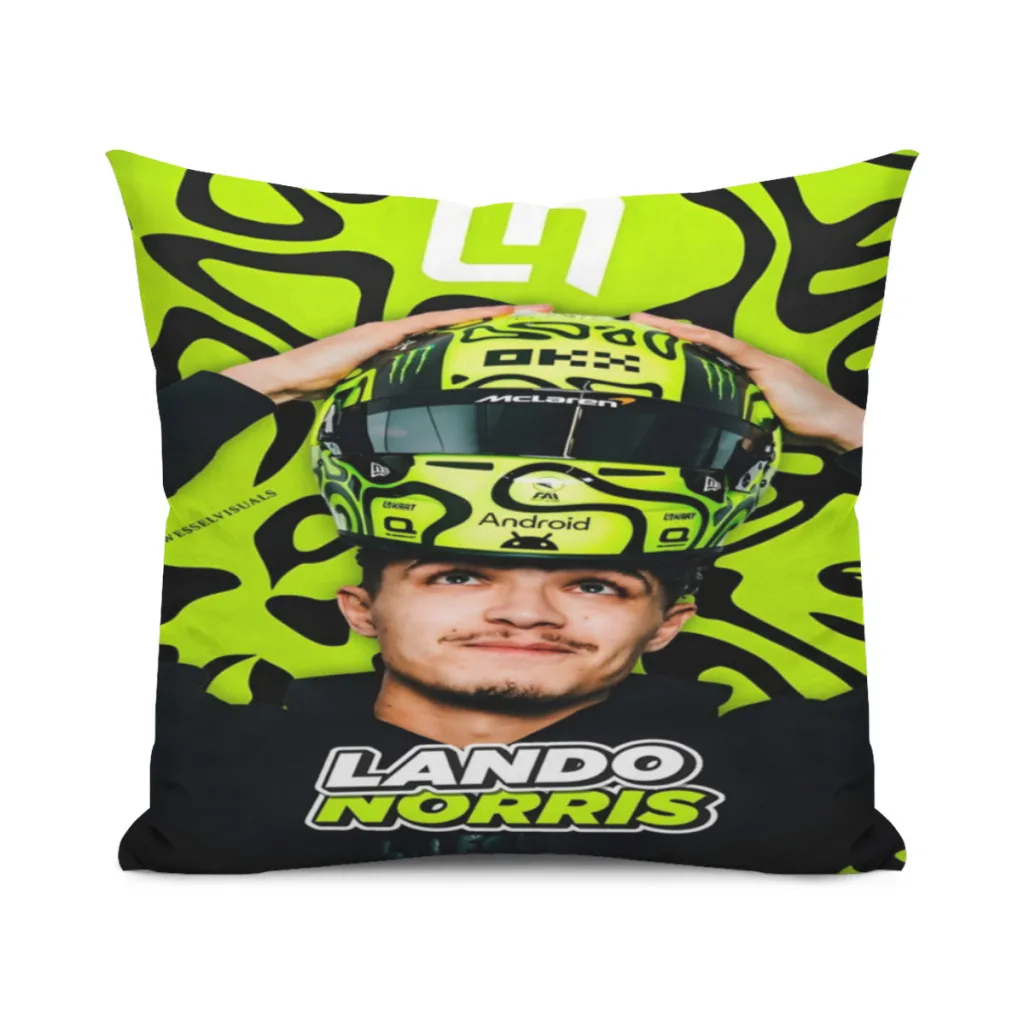 

Landos Norris Pillow Cushion Case Dakimakura Cover Decorative Sleeping 45x45cm