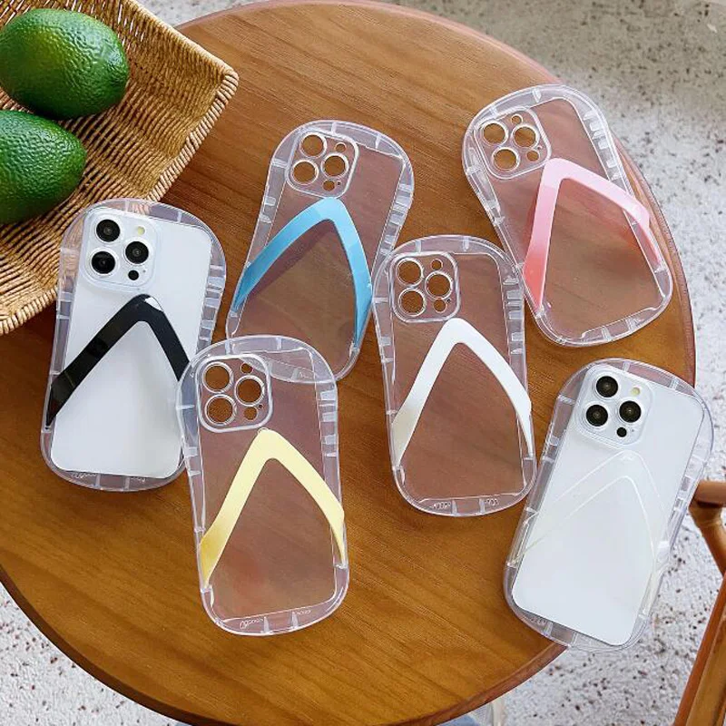 

Cute flip flops shaped phone case For iphone 11 12 13 14 15/PRO/PROMAX/PLUS