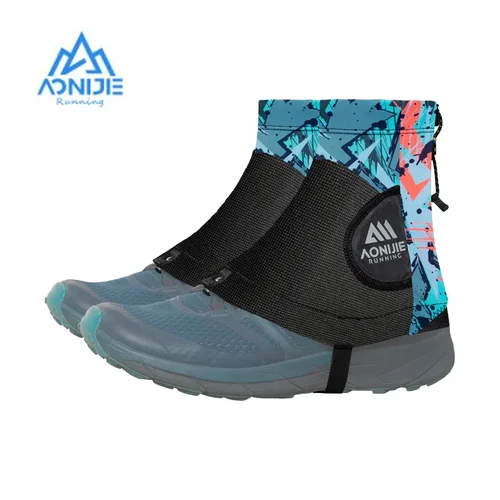 AONIJIE E940 E4421 E941 Polainas altas para correr para hombre, cubrezapatos protectores a prueba de arena para triatlón, maratón, senderismo, reflectantes