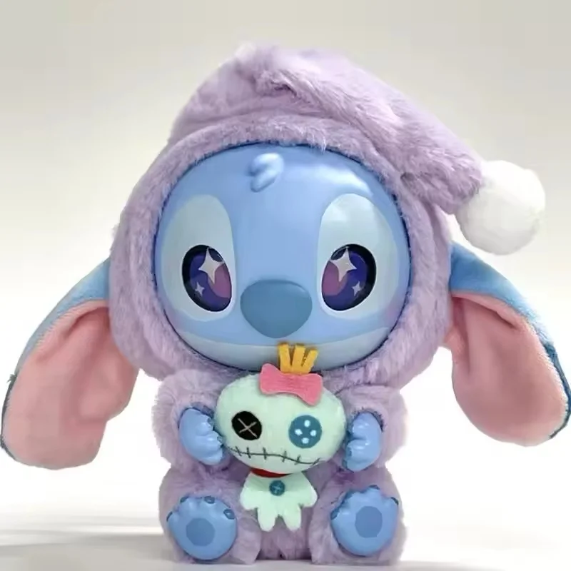 Original disney pijamas lilo ponto comer algo antes do sono bonito caixa cega vinil boneca de pelúcia crianças brinquedo saco pingente presentes natal