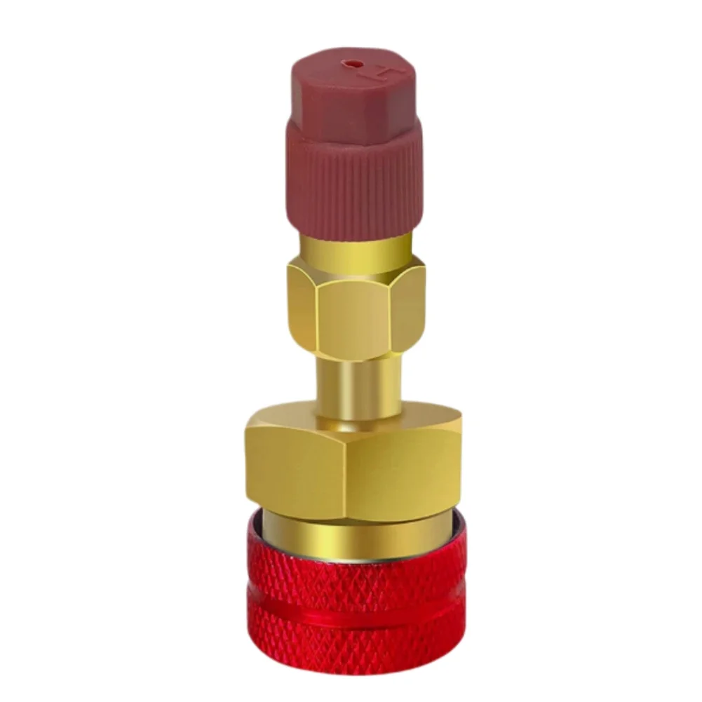 

Zinc Alloy For For R1234yf to R134A Adapter Coupler for Vehicle Air Conditioning High and Low Pressure Port Use