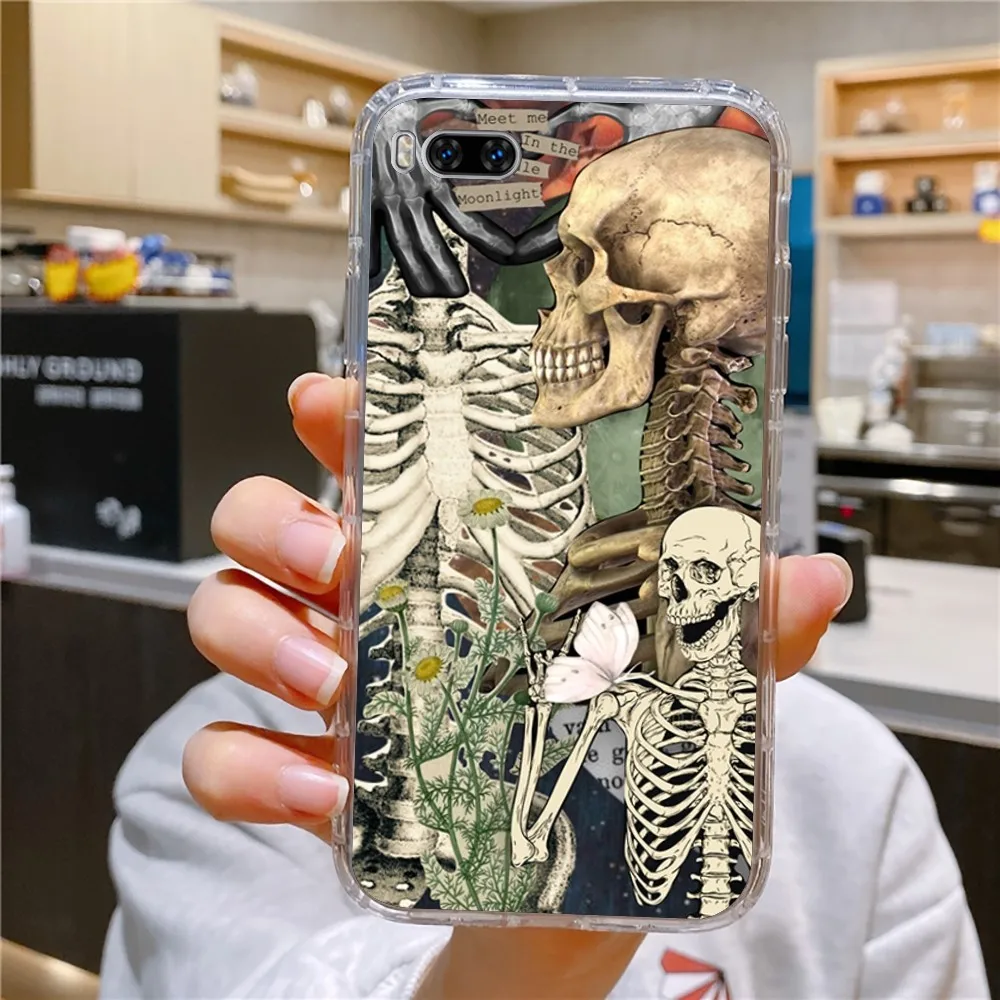 Medical Human Anatomy Phone Case For Huawei Mate P10 P20 P30 P40 P50 Smart Z Honor 50 60 70 Pro Lite Transparent Case