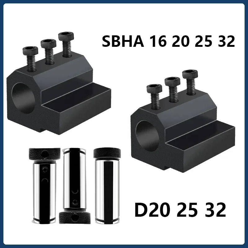 

SBHA16-20 SBHA20-25 SBHA25-25 Lathe Inner Diameter Auxiliary Tool Mechanical Lathe Sleeve D16 D20 D25 D32 Lathe Guide Sleeves