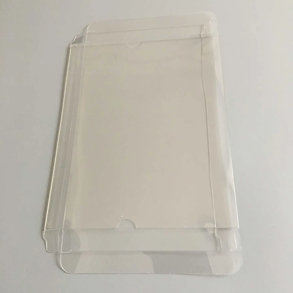 Transparent PET clear protective cover For WiiU wii u storage display box Collection case