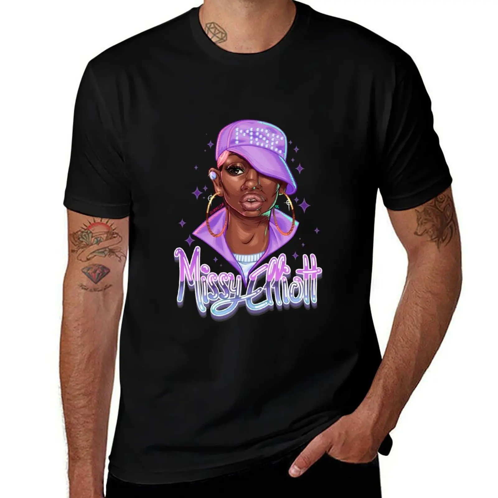 Missy Elliot T-Shirt Lightweight Basic Short Sleeve Shirt T-Shirt
