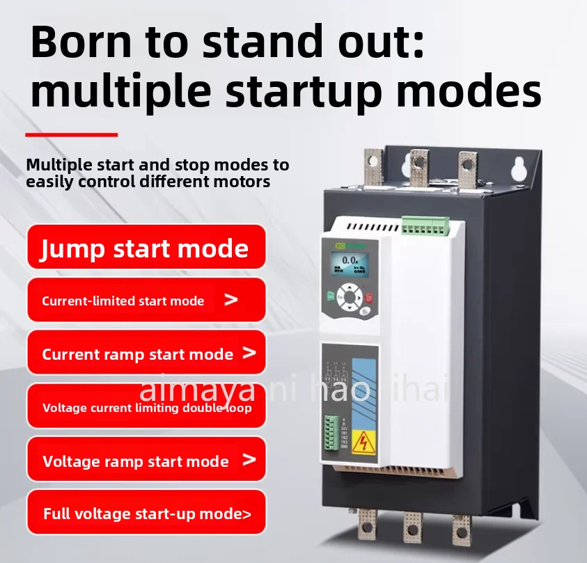 Built-in Bypass Soft Starter 18.5/22/30/37/45/55/75KW Three in Three Out Without AC