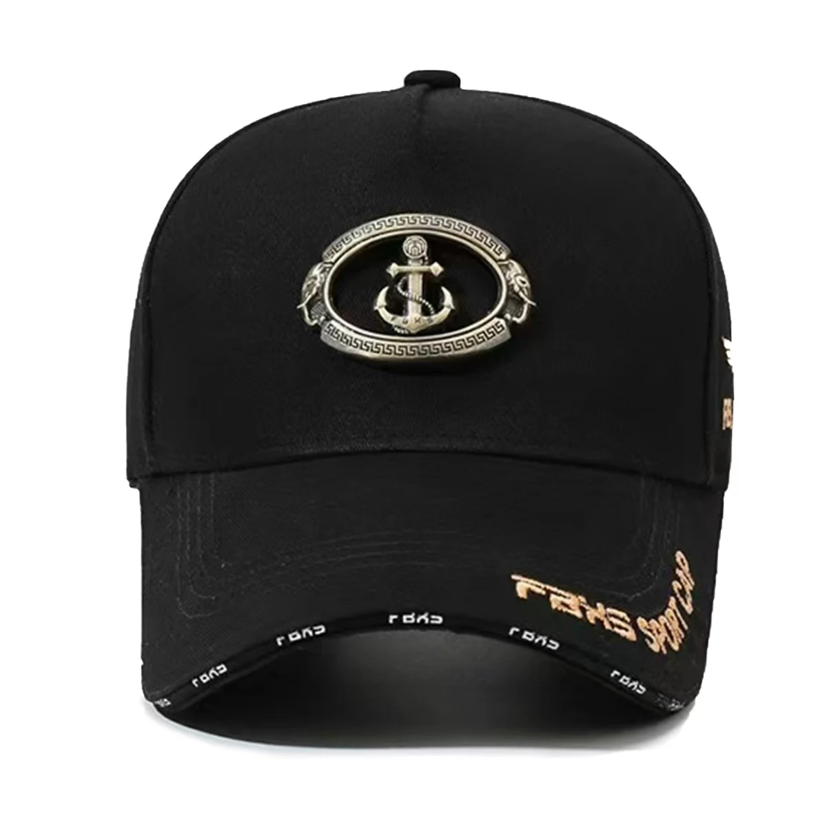 Unisex Anchor FAKS SPORT CAP Baseballkappen mit Stickerei, Frühling und Herbst, für den Außenbereich, verstellbare Freizeithüte, Sonnenschutzhut, Sportkappe – Detail 4