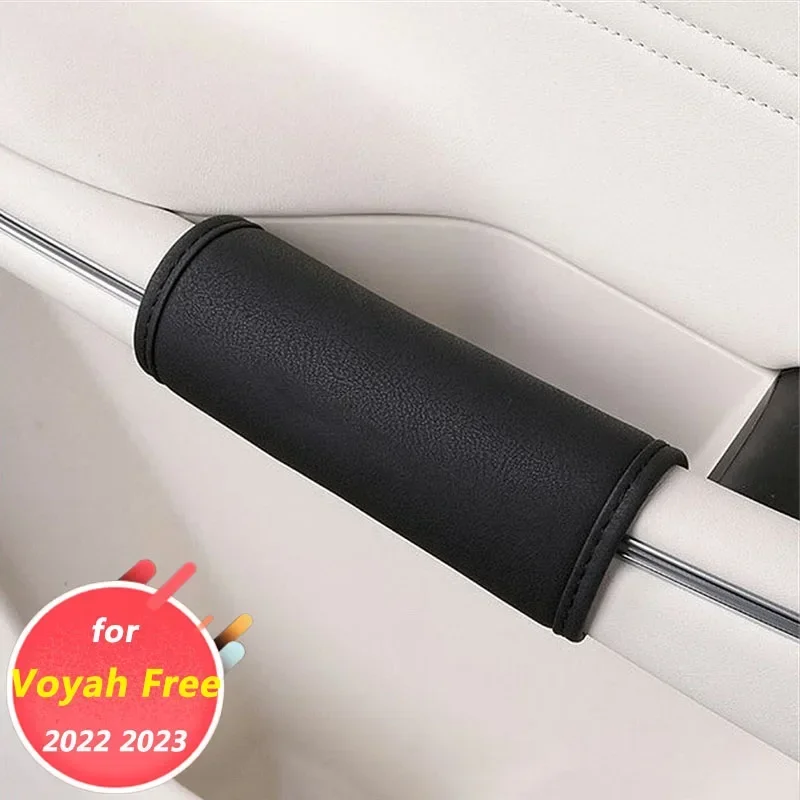 for DONGFENG Voyah Free 2021 2022 2023 Car interior decoration accessories, door handle DIY protective sleeve, leather gasket