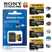 Sony SD Memory Card High Speed 1TB Micro Flash SD Card Extreme TF Flash Card Class 10 128GB 512GB 256GB 64GB for Smartphone