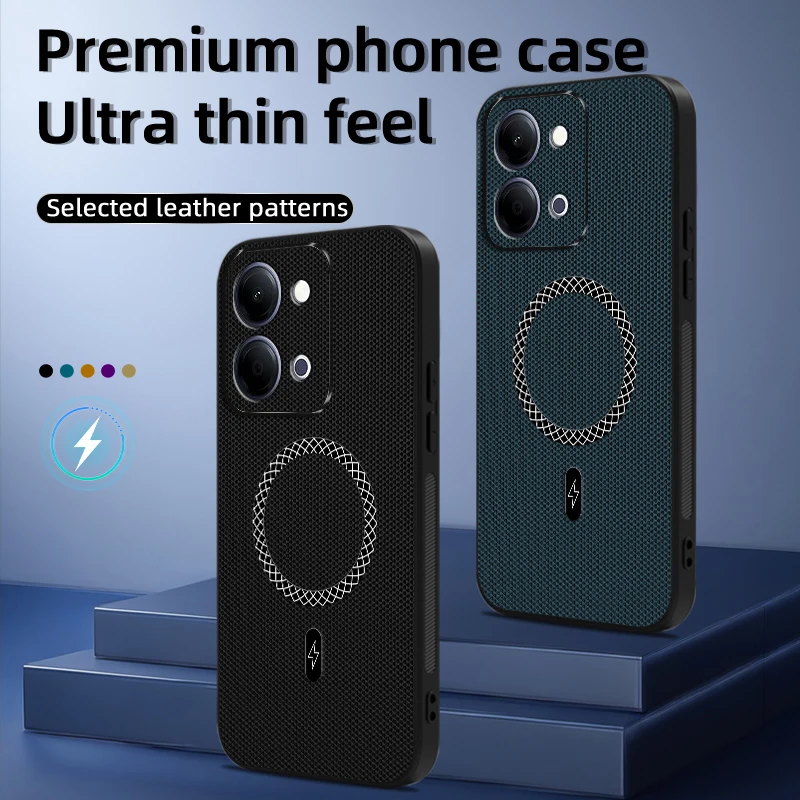 Biruiqu VIVO Y05 LNew Ultra-thin Magnetic Leather Shock-absorbing Protective Phone Case view 4