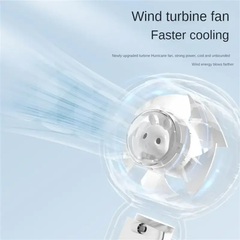 Ремешок с тремя передачами, регулируемый мягкий аккумулятор, натуральный ветер, большая емкость, бесшумный мини-стойкий портативный маленький вентилятор с зарядкой