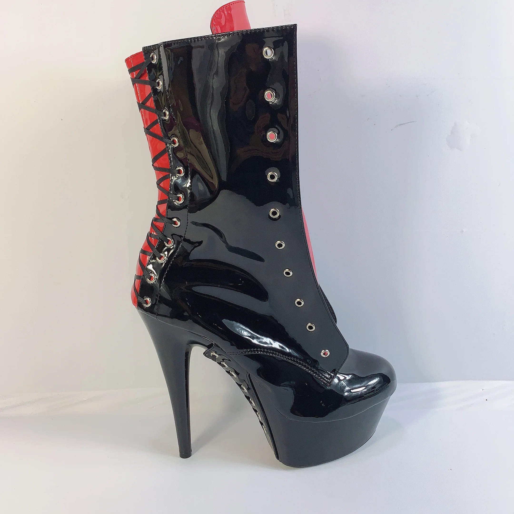 15-20cm high heels, stiletto boots for pole dancing dinners, crossed strappy soles, ankle boots for party dresses