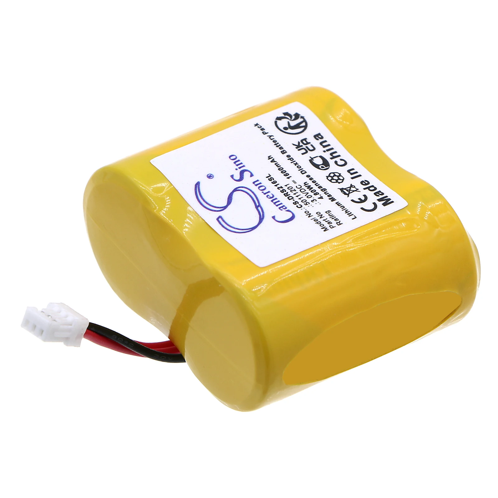 Battery for Dorma ENiQ,ELS Pro,Padlock,ENIQ Pro,Guardian,DOM ELS Pro,ELS Guardian,ENiQ Guardian,Half Cylinder (1600mAh) 3V