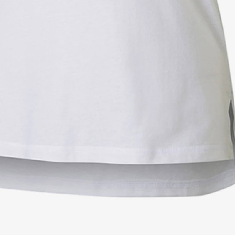 Puma genuíno esportivo feminino em torno do pescoço simples, leve, respirável e casual camiseta de manga curta 520286-02