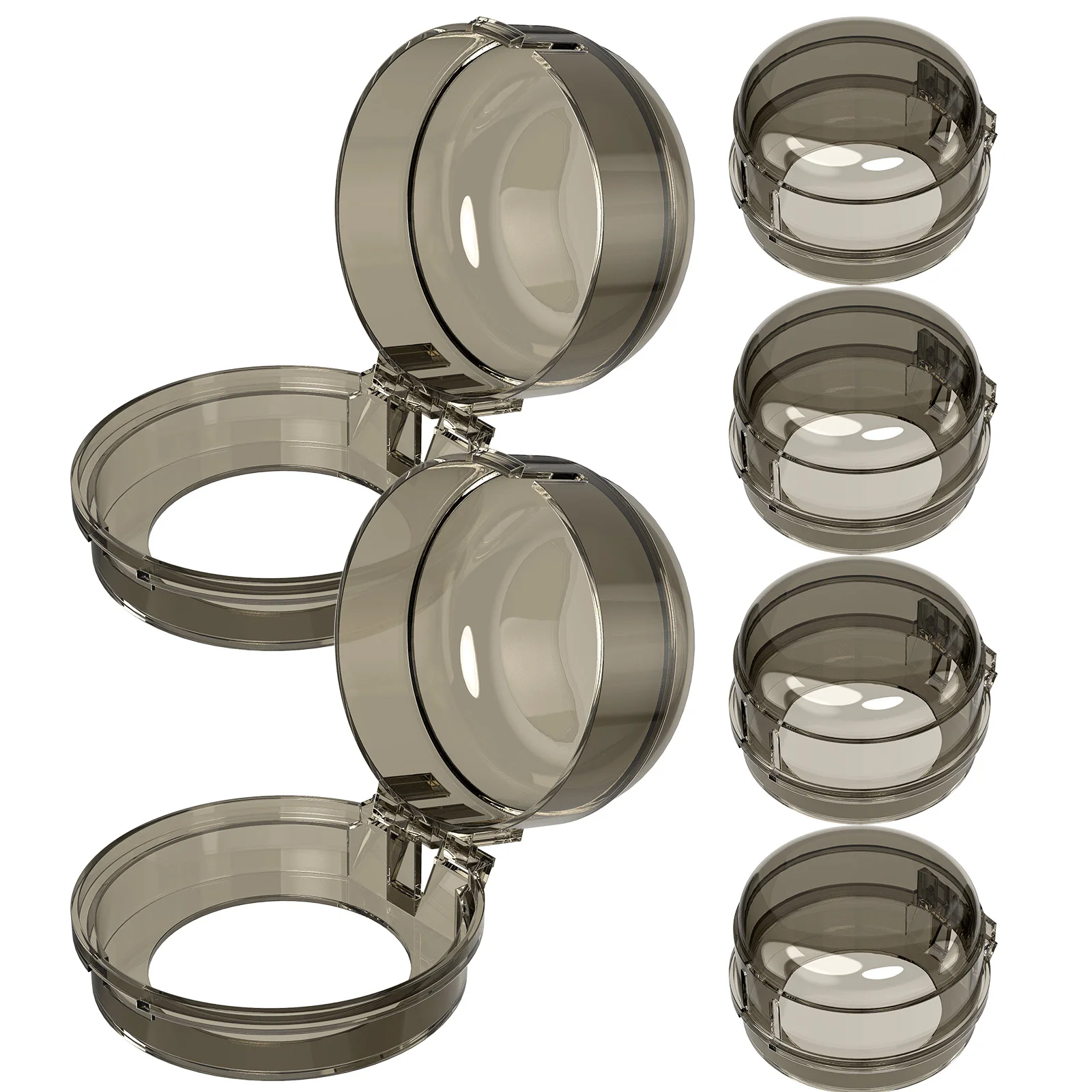 6 Pcs Switch Cover Oven Knob Kitchen Safety Guard Stove Covers Plastic Baby Proof Lock Gas Shield Protection Home Cookware The
