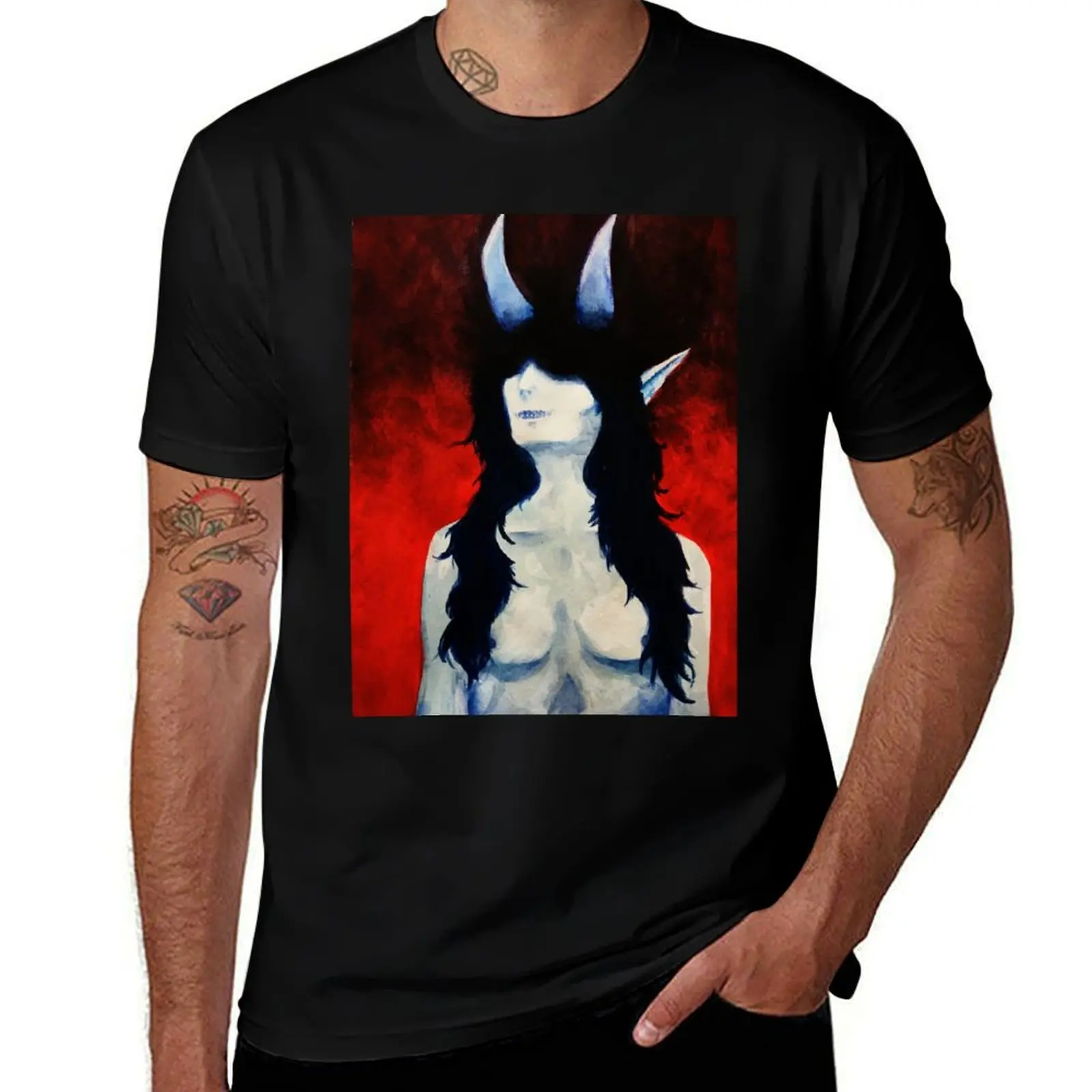 

Succubus T-Shirt t shirts for man pack cotton funny t shirts man funny t shirts dark humor T-shirt