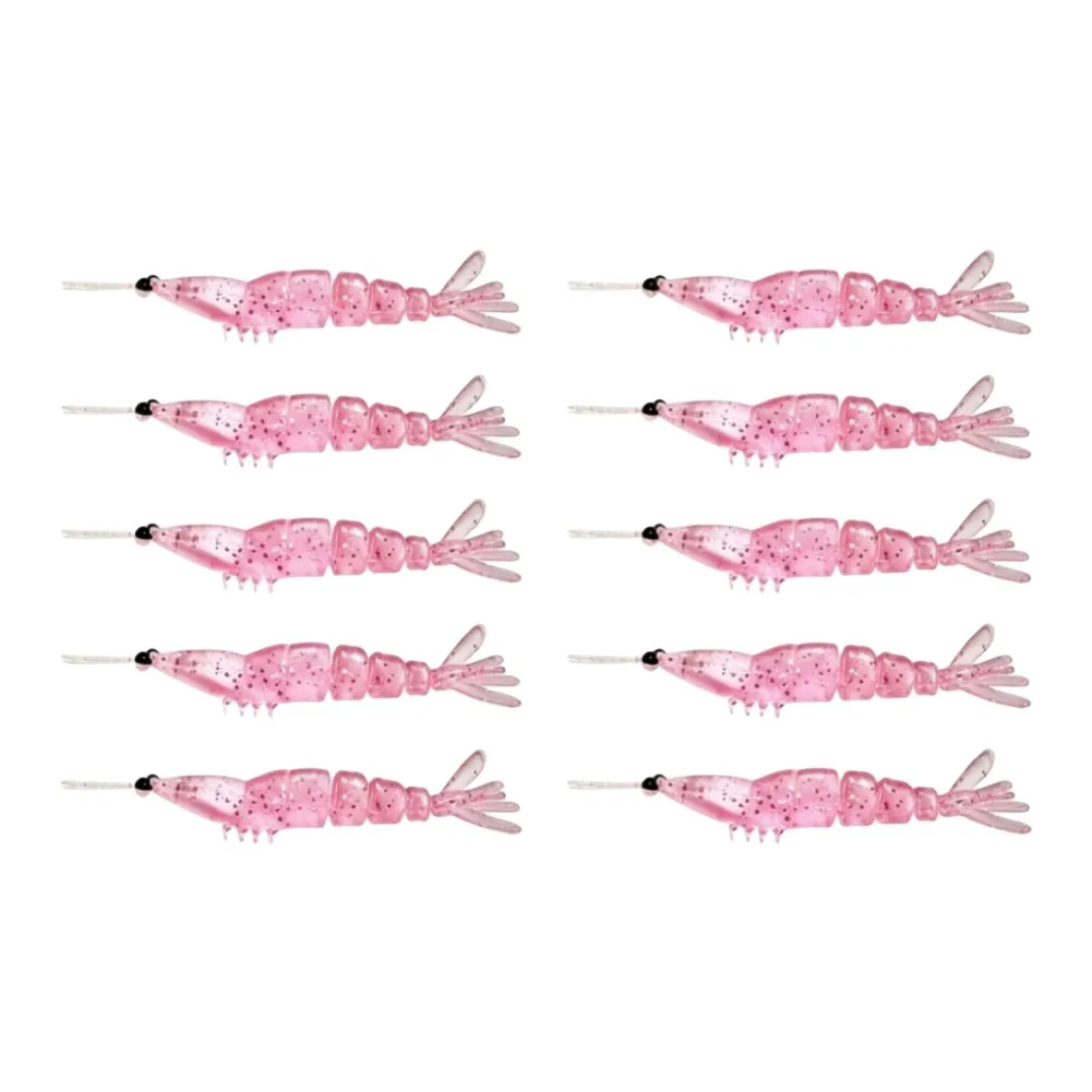 6cm For multi-Segmented Fishing Lure Bait 10PCS for Imitating Live Shrimp Motion and Increasing Strike Probability