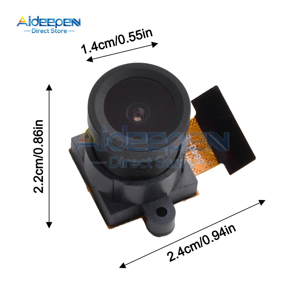 OV5640 21MM Camera Module for ESP32-CAM Camera Module 5 Million Pixels 65 100 130 Degree 24PIN 0.5MM Pitch 2.1CM 5MP New