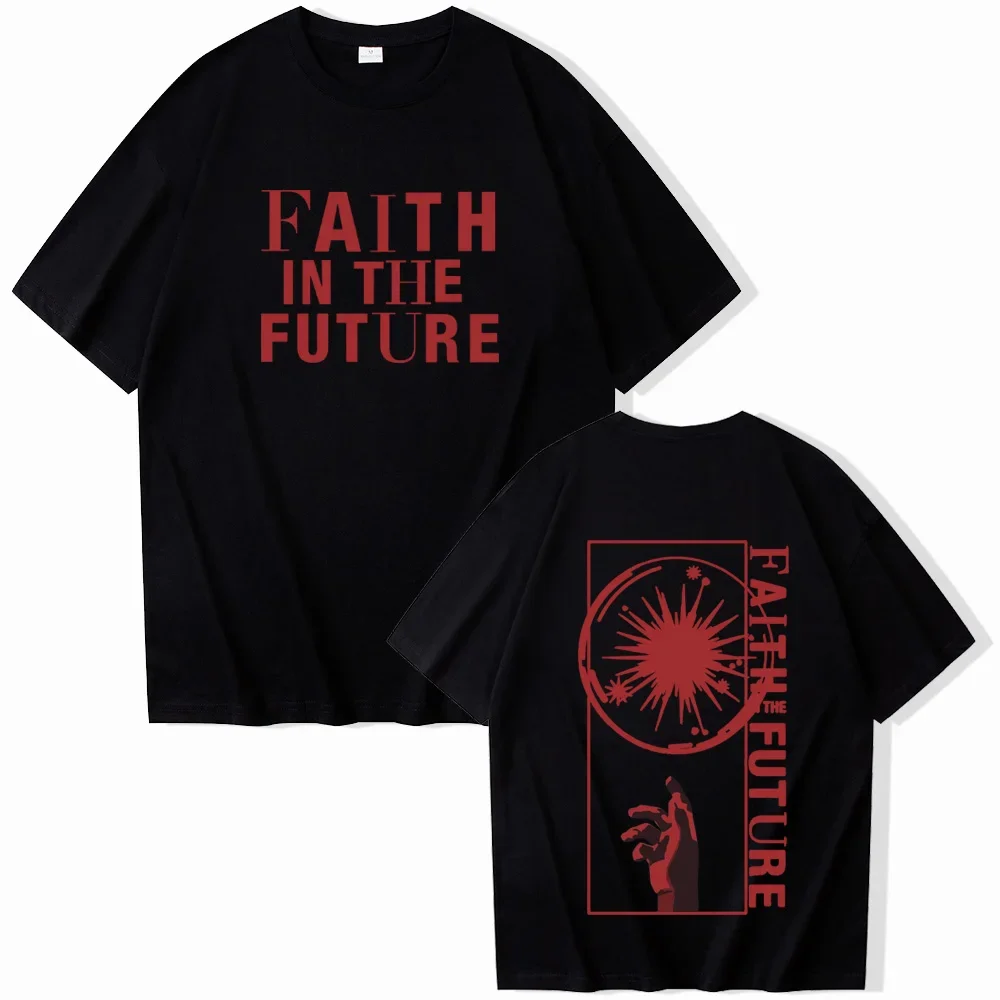 Louis Tomlinson Faith In The Future 2024 T-Shirts Man Women Summer Casual O-Neck Short Sleeve Shirts