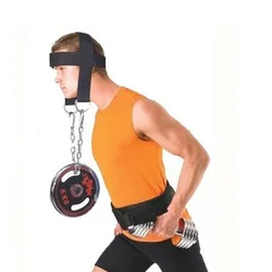 Poignée de levage de poids pour le cou et les poignets, sangles réglables, ceinture d'entraînement pour le cou, la musculation, le fitness, la gymnastique