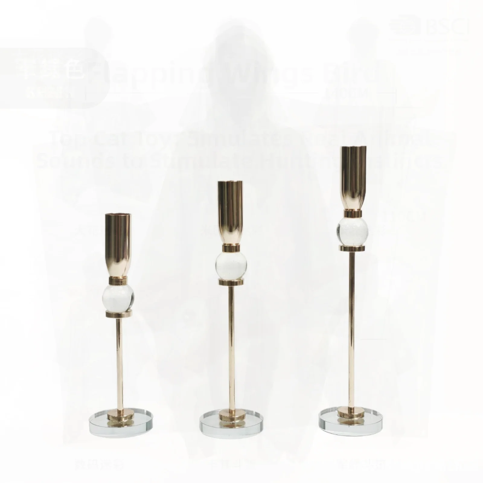 

Simple Luxurious Creative Natural Crystal Candle Holder for Bar Western Restaurant Dining Table Sample Room Home Romantic