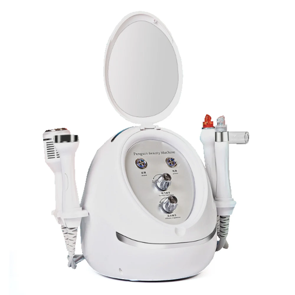 110v Small Bubble Beauty Instrument 7 Modes Special Bubble Machine 5 In1 Facial Skin Care Equipment for Cleaning Blackhead Hydra