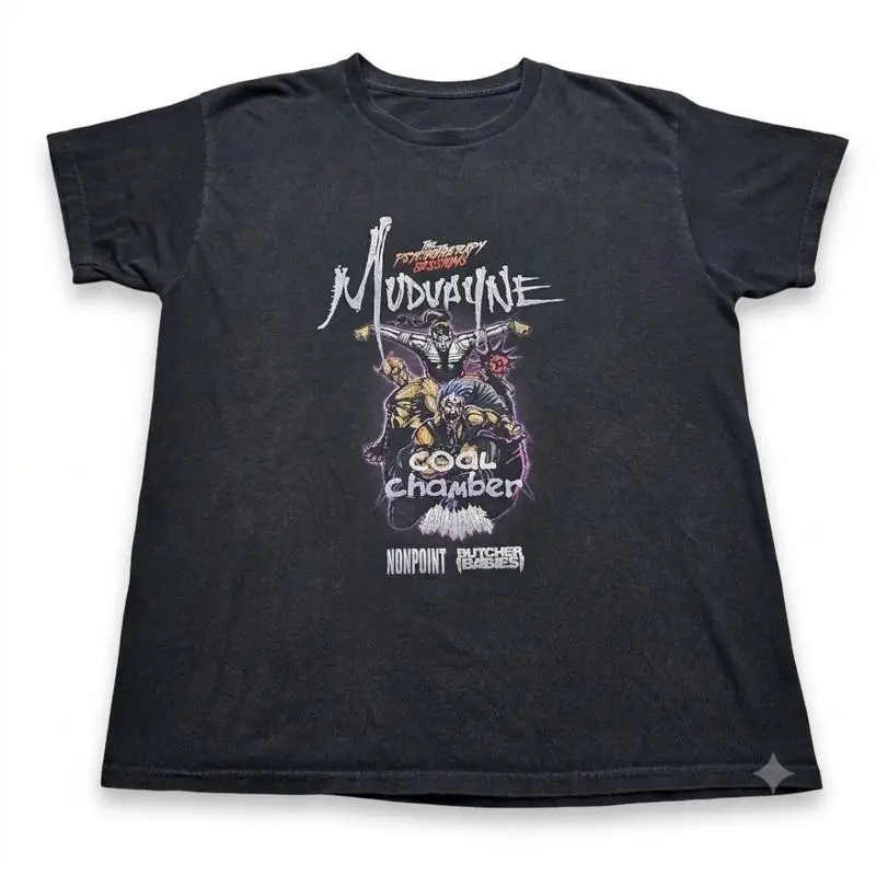 Mudvayne Psychotherapy Sessions Tour Shirt Coal Chamber GWAR Black Mens Large L